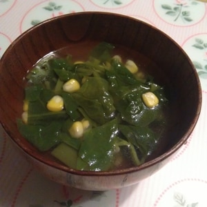 つるむらさきの中華スープ